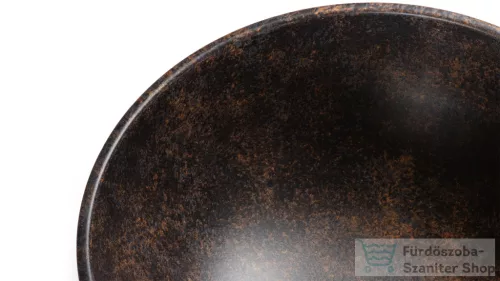 Svis Design mosdó 40 cm COLUMBA BASIC - DARK STONE, kék, okker és fekete, matt lakk UBX.COLUMBA.BC.040.000.DS.01.1