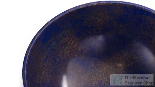 Svis Design mosdó 40 cm COLUMBA BASIC - GRANITE kék és okker, félmatt lakk UBX.COLUMBA.BC.040.000.GR.02.2