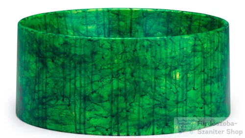Svis Design mosdó 40 cm COLUMBA BASIC - HURRICANE zöld, matt lakk UBX.COLUMBA.BC.040.000.HU.02.1