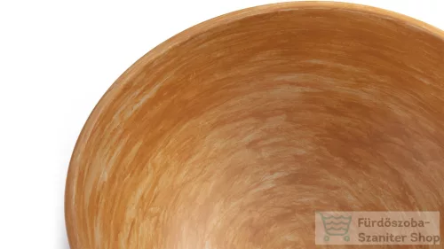 Svis Design mosdó 40 cm COLUMBA BASIC - PATINA okker, matt lakk UBX.COLUMBA.BC.040.000.PA.01.1