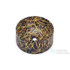   Svis Design mosdó 40 cm COLUMBA BASIC - PUNK fekete, matt lakk UBX.COLUMBA.BC.040.000.PU.03.1