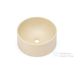   Svis Design mosdó 40 cm COLUMBA BASIC - világos sárga, dekor nélkül, matt lakk UBX.COLUMBA.BC.040.101.00.00.1