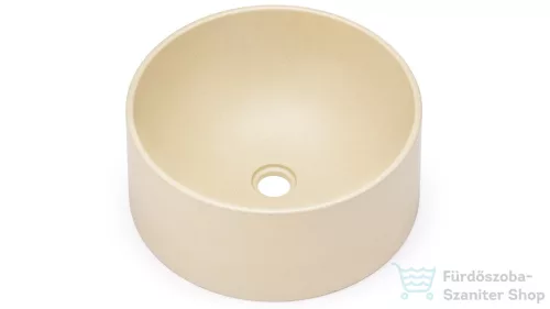 Svis Design mosdó 40 cm COLUMBA BASIC - világos sárga, dekor nélkül, matt lakk UBX.COLUMBA.BC.040.101.00.00.1