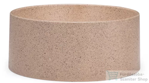 Svis Design mosdó 40 cm COLUMBA HARDCORE - világos okker, dekor nélkül, matt lakk UBX.COLUMBA.HC.040.201.00.00.1