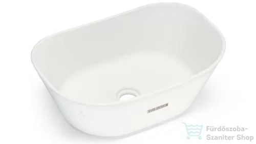 Svis Design mosdó 50 cm LIBRA BASIC - natúr, dekor nélkül, matt lakk UBX.LIBRA.BC.050.000.00.00.1