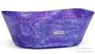 Svis Design mosdó 50 cm LIBRA BASIC - FANTASIA lila és kék, matt lakk UBX.LIBRA.BC.050.000.FA.01.1