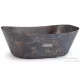 Svis Design mosdó 50 cm LIBRA BASIC - GRANITE kékesszürke és okker, félmatt lakk UBX.LIBRA.BC.050.000.GR.01.2