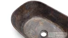 Svis Design mosdó 50 cm LIBRA BASIC - GRANITE kékesszürke és okker, félmatt lakk UBX.LIBRA.BC.050.000.GR.01.2