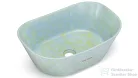 Svis Design mosdó 50 cm LIBRA BASIC - GRANITE kék és zöld, félmatt lakk UBX.LIBRA.BC.050.000.GR.03.2