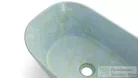 Svis Design mosdó 50 cm LIBRA BASIC - GRANITE kék és zöld, félmatt lakk UBX.LIBRA.BC.050.000.GR.03.2