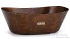 Svis Design mosdó 50 cm LIBRA BASIC -  SMOKED METAL réz és fekete, félmatt lakk UBX.LIBRA.BC.050.000.MS.01.2