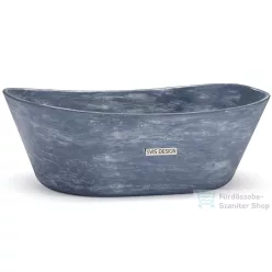   Svis Design mosdó 50 cm LIBRA BASIC - PATINA kékesszürke, matt lakk UBX.LIBRA.BC.050.000.PA.05.1