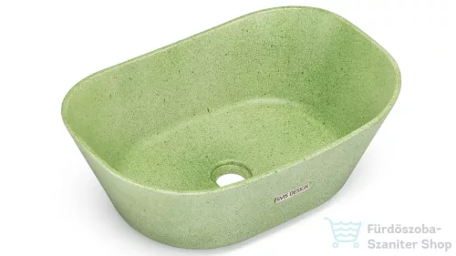 Svis Design mosdó 50 cm LIBRA BASIC - SPLASH zöld, matt lakk UBX.LIBRA.BC.050.000.SP.01.1