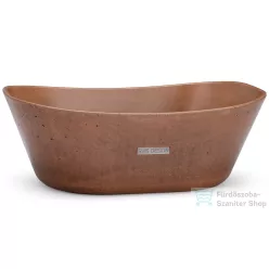   Svis Design mosdó 50 cm LIBRA BASIC - barna, dekor nélkül, matt lakk UBX.LIBRA.BC.050.408.00.00.1