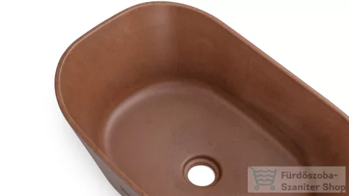 Svis Design mosdó 50 cm LIBRA BASIC - barna, dekor nélkül, matt lakk UBX.LIBRA.BC.050.408.00.00.1