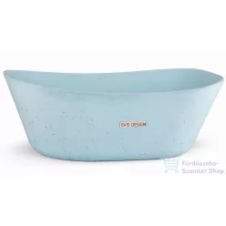   Svis Design mosdó 50 cm LIBRA BASIC - közepes kobaltkék, dekor nélkül, matt lakk UBX.LIBRA.BC.050.506.00.00.1