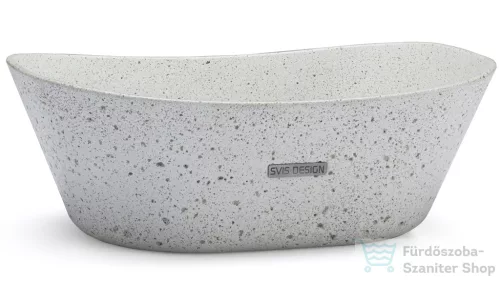 Svis Design mosdó 50 cm LIBRA HARDCORE - natúr, dekor nélkül, matt lakk UBX.LIBRA.HC.050.000.00.00.1