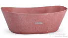Svis Design mosdó 50 cm LIBRA HARDCORE - téglavörös, dekor nélkül, matt lakk UBX.LIBRA.HC.050.318.00.00.1
