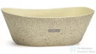 Svis Design mosdó 50 cm LIBRA SANDBLASTED - sötét sárga, dekor nélkül, matt lakk UBX.LIBRA.SB.050.106.00.00.1