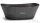 Svis Design mosdó 50 cm LIBRA SANDBLASTED - nagyon sötét szürke, dekor nélkül, matt lakk UBX.LIBRA.SB.050.915.00.00.1