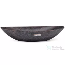   Svis Design ORION BASIC mosdó 60 cm - DARK STONE kék, okker és fekete, matt lakk UBX.ORION.BC.060.000.DS.01.1