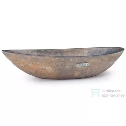   Svis Design ORION BASIC mosdó 60 cm - GRANITE, kékesszürke és okker, félmatt lakk UBX.ORION.BC.060.000.GR.01.2