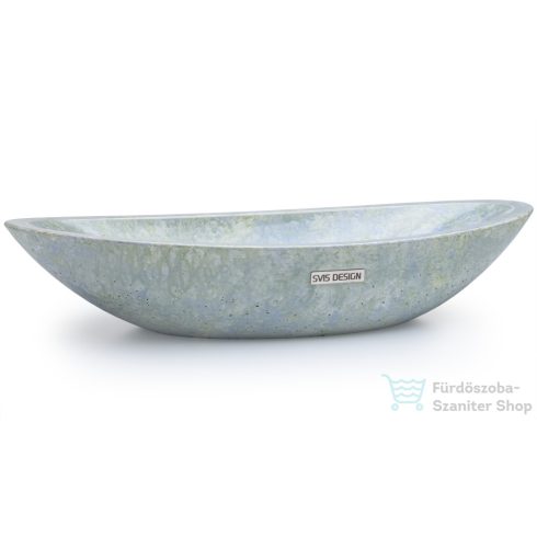 Svis Design ORION BASIC mosdó 60 cm - GRANITE, kék és zöld, félmatt lakk UBX.ORION.BC.060.000.GR.03.2