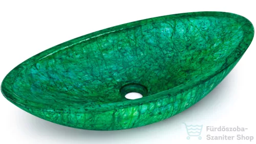 Svis Design ORION BASIC mosdó 60 cm - HURRICANE, zöld, matt lakk UBX.ORION.BC.060.000.HU.02.1