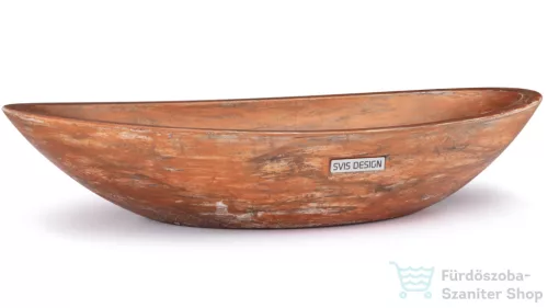 Svis Design ORION BASIC mosdó 60 cm - AGED METAL, réz és fekete, matt lakk UBX.ORION.BC.060.000.MA.02.1