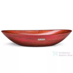   Svis Design ORION BASIC mosdó 60 cm - AGED METAL, metál vörös és réz, félmatt lakk UBX.ORION.BC.060.000.MA.04.2