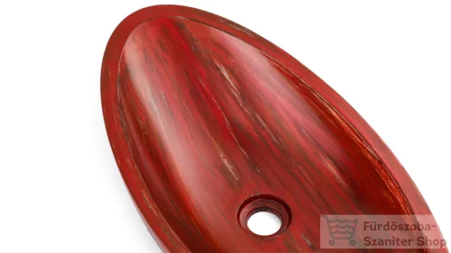 Svis Design ORION BASIC mosdó 60 cm - AGED METAL, metál vörös és réz, félmatt lakk UBX.ORION.BC.060.000.MA.04.2