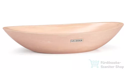Svis Design ORION BASIC mosdó 60 cm - PATINA, rózsaszín, matt lakk UBX.ORION.BC.060.000.PA.06.1