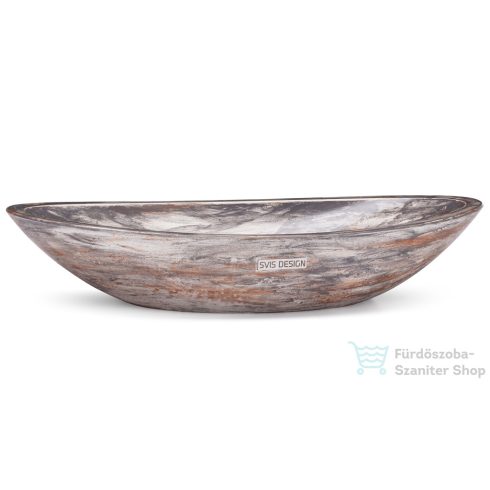 Svis Design ORION BASIC mosdó 60 cm - PAST szürke, félmatt lakk UBX.ORION.BC.060.000.PS.01.2