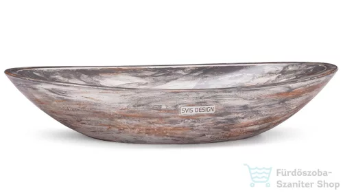 Svis Design ORION BASIC mosdó 60 cm - PAST szürke, félmatt lakk UBX.ORION.BC.060.000.PS.01.2