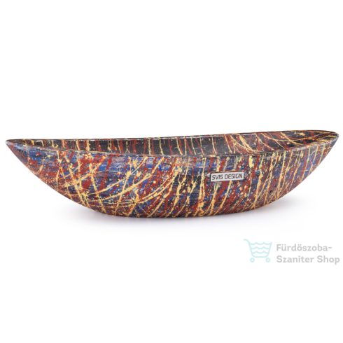 Svis Design ORION BASIC mosdó 60 cm - PUNK,fekete, matt lakk UBX.ORION.BC.060.000.PU.03.1