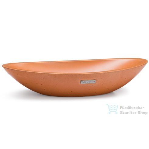 Svis Design ORION BASIC mosdó 60 cm - okker, dekor nélkül, matt lakk UBX.ORION.BC.060.206.00.00.1