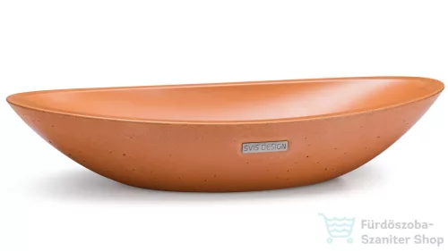 Svis Design ORION BASIC mosdó 60 cm - okker, dekor nélkül, matt lakk UBX.ORION.BC.060.206.00.00.1