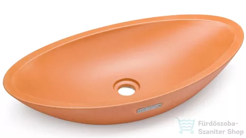 Svis Design ORION BASIC mosdó 60 cm - okker, dekor nélkül, matt lakk UBX.ORION.BC.060.206.00.00.1