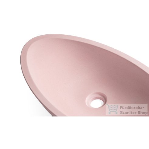 Svis Design ORION BASIC mosdó 60 cm - nagyon világos téglavörös, dekor nélkül, matt lakk UBX.ORION.BC.060.301.00.00.1
