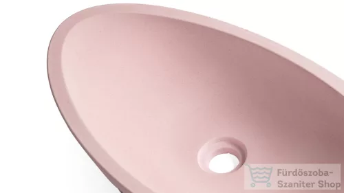Svis Design ORION BASIC mosdó 60 cm - nagyon világos téglavörös, dekor nélkül, matt lakk UBX.ORION.BC.060.301.00.00.1