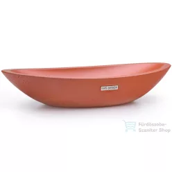   Svis Design ORION BASIC mosdó 60 cm - téglavörös, dekor nélkül, matt lakk UBX.ORION.BC.060.318.00.00.1