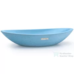   Svis Design ORION BASIC mosdó 60 cm - közepes kobaltkék, dekor nélkül, matt lakk UBX.ORION.BC.060.506.00.00.1