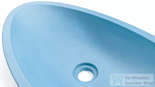 Svis Design ORION BASIC mosdó 60 cm - közepes kobaltkék, dekor nélkül, matt lakk UBX.ORION.BC.060.506.00.00.1