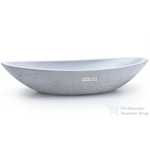 Svis Design ORION BASIC mosdó 60 cm - világosszürke, dekor nélkül, matt lakk UBX.ORION.BC.060.901.00.00.1