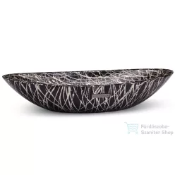   Svis Design ORION BASIC mosdó 60 cm - PUNK, fekete és pezsgő, félmatt lakk UBX.ORION.BC.060.915.PU.04.2