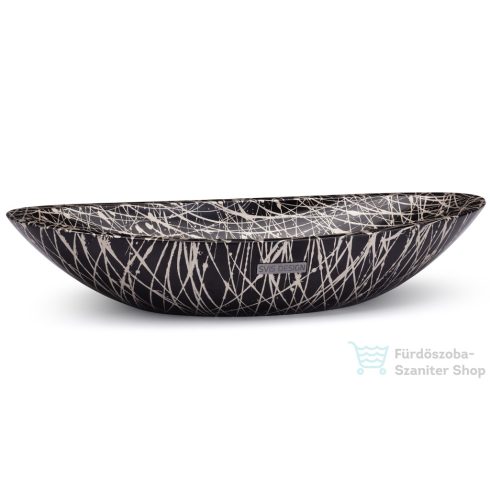 Svis Design ORION BASIC mosdó 60 cm - PUNK, fekete és pezsgő, félmatt lakk UBX.ORION.BC.060.915.PU.04.2