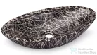 Svis Design ORION BASIC mosdó 60 cm - PUNK, fekete és pezsgő, félmatt lakk UBX.ORION.BC.060.915.PU.04.2