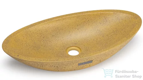 Svis Design ORION HARDCORE mosdó 60 cm - sötét sárga, dekor nélkül, matt lakk UBX.ORION.HC.060.106.00.00.1