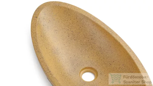 Svis Design ORION HARDCORE mosdó 60 cm - sötét sárga, dekor nélkül, matt lakk UBX.ORION.HC.060.106.00.00.1