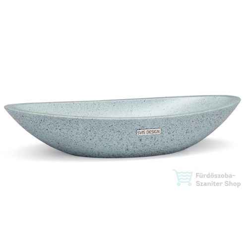 Svis Design ORION HARDCORE mosdó 60 cm - nagyon világos kobaltkék, dekor nélkül, matt lakk UBX.ORION.HC.060.501.00.00.1